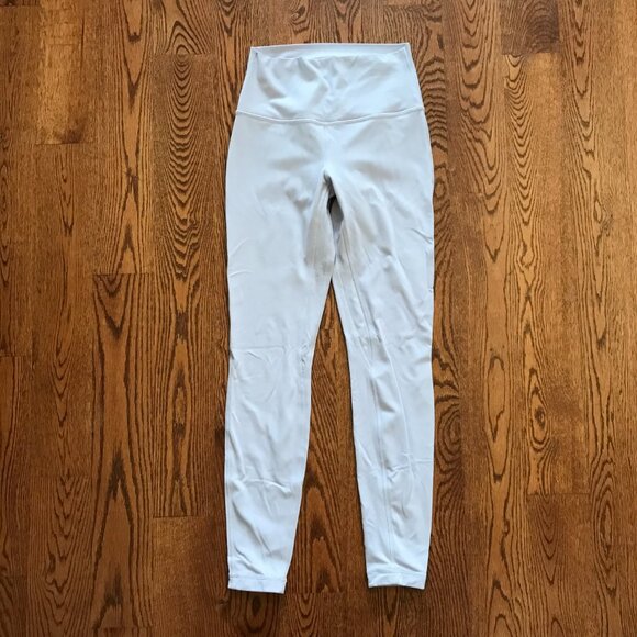 Lululemon Align High Rise Leggings Womens 6 Lilac Ether Purple 28" Inseam Ankle - Picture 2 of 10